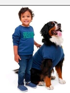Kid's Green Long Sleeve Sweatshirt "Spread Smiles"  - Cuddle Collab - XL(14)
